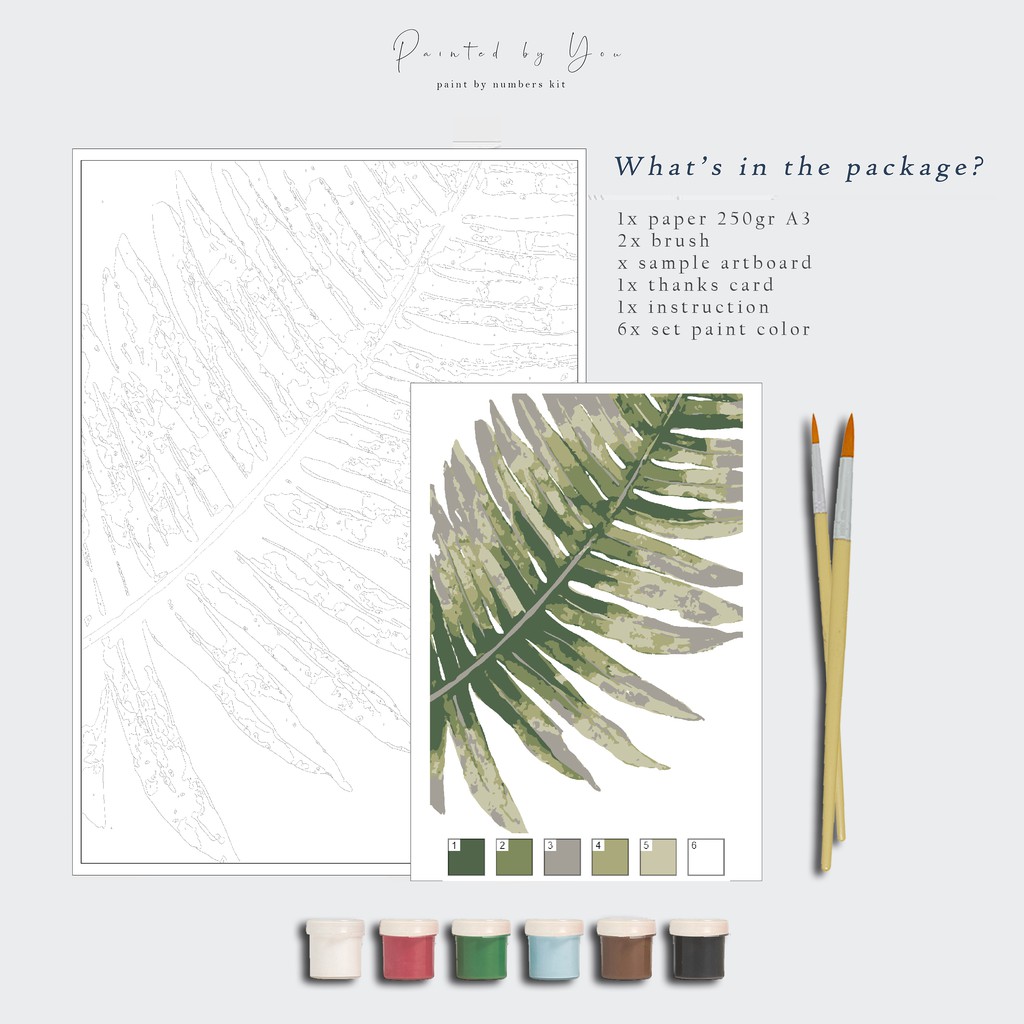 

Paint By Number Kit A3, BT-BOTANICAL--02