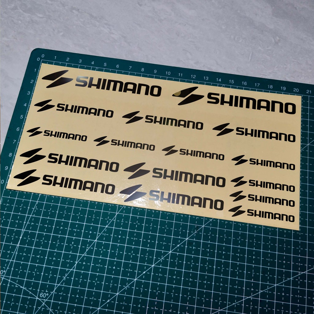 Cutting Stiker Shimano Variasi Sepeda Sticker Frame Aksesoris Body Style Lipat Keren Decal Striping Bike Road Fixie Mtb Balap Timbul Universal Murah Reflective Nyala Tahan Air Bodi Hologram Batang Gunung Anak Sepedah Kustom Modif