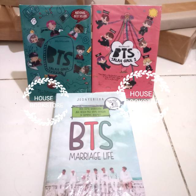 1 PAKET 3 NOVEL BEST SELLER BTS