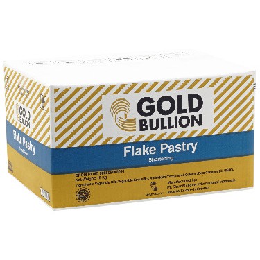 GOLD BULLION FLAKE PASTRY 15 KG / 1 KARTON