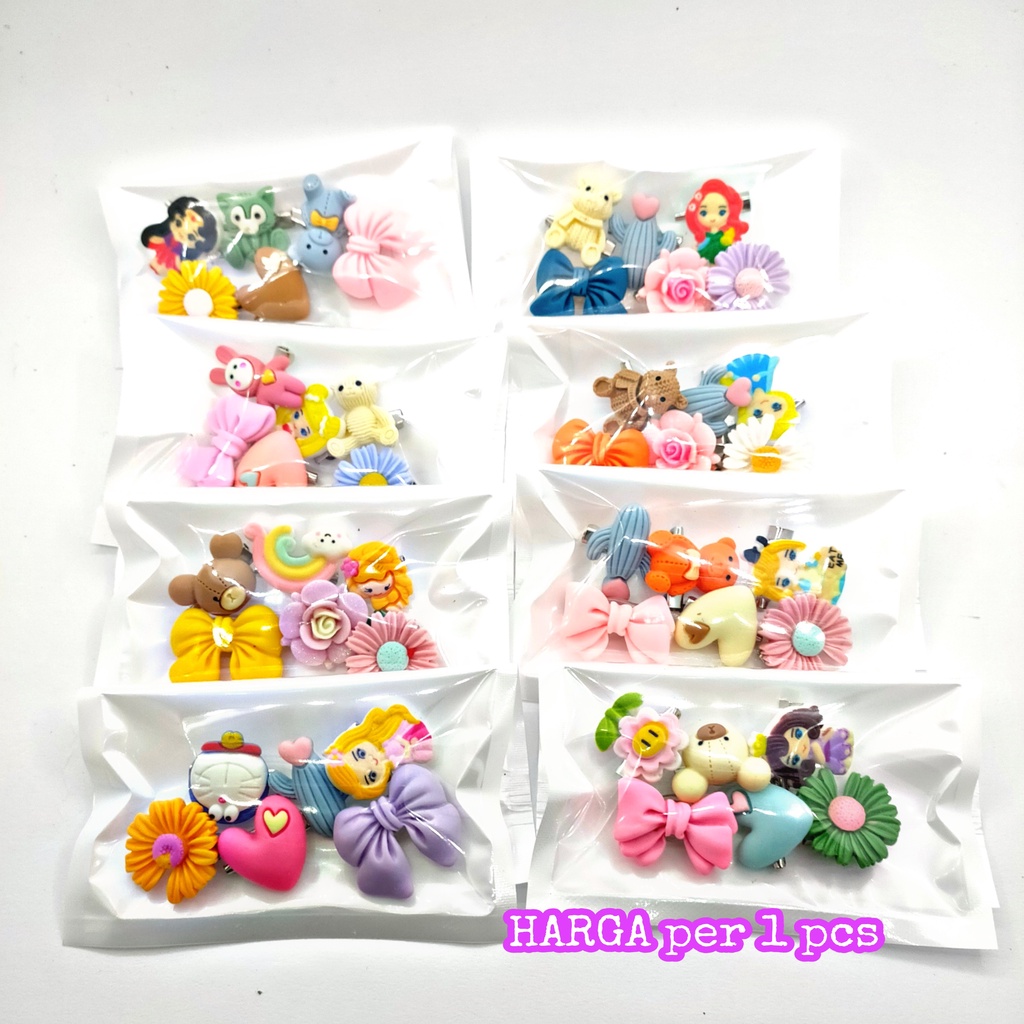 Bros Jilbab Dagu Baju Kecil Karakter Clay Lucu Bisa Pilih Motif
