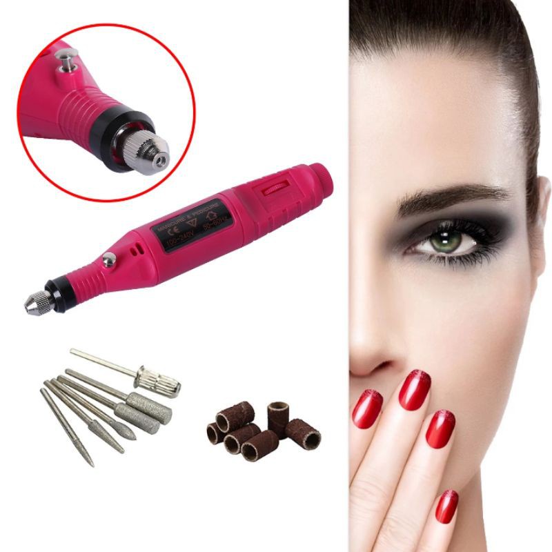 Alat Perawatan Kuku Electric Nail Drill Grinding  Manicure Machine Mesin Kikir Amplas Kuku Alat Kikir Amplas Kuku Listrik Nail Art Perawatan Kuku Original