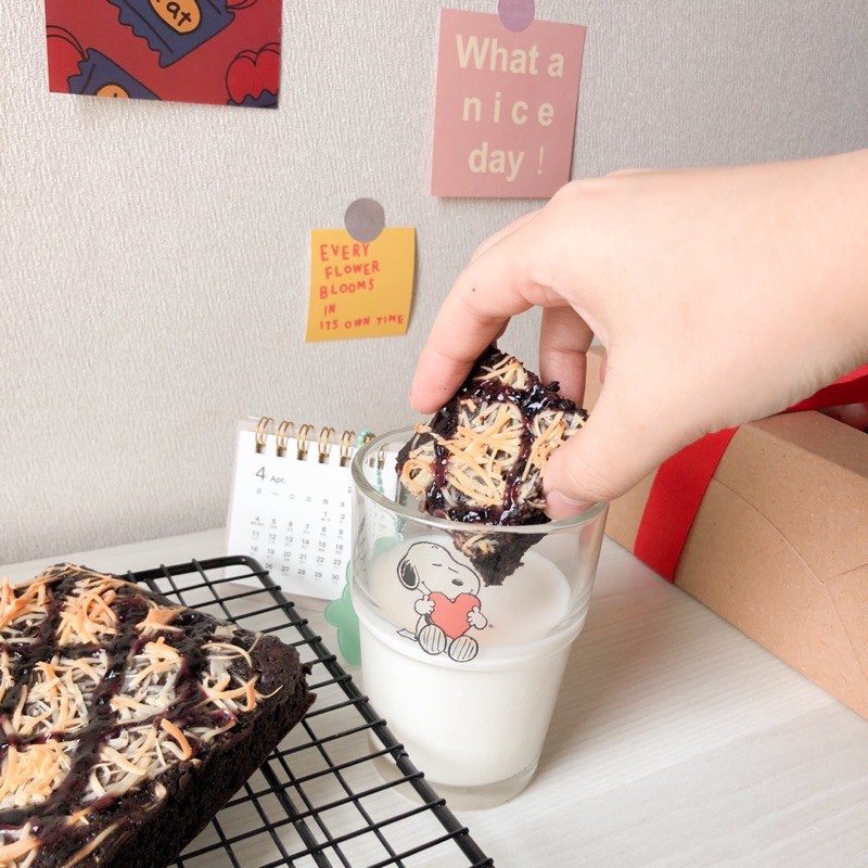 

Blueberry cheese brownies