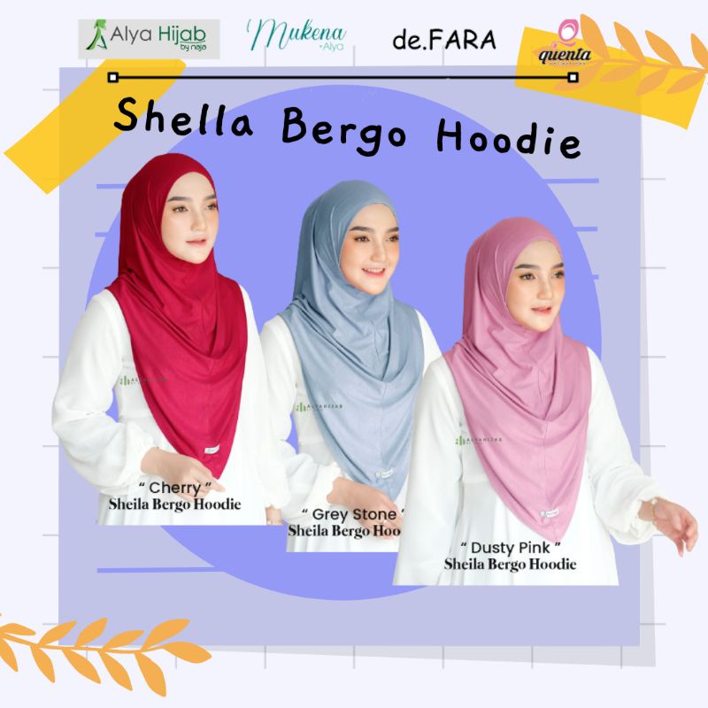 Alya hijab by Naja Sheila Bergo Hoodie