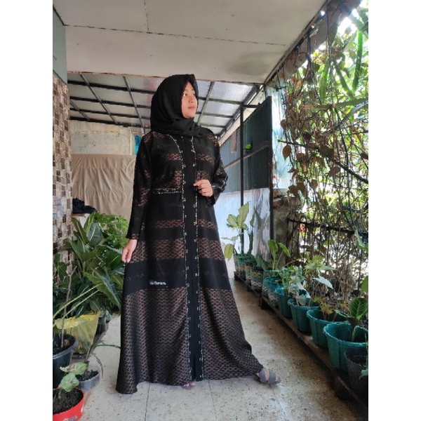 ABAYA HIKMAT KW PREMIUM/ABAYA VIRAL/ABAYA MODERN/GAMIS CANTIK/ GAMIS MURAH/GAMIS GLAMOUR/ABAYA NAJWA