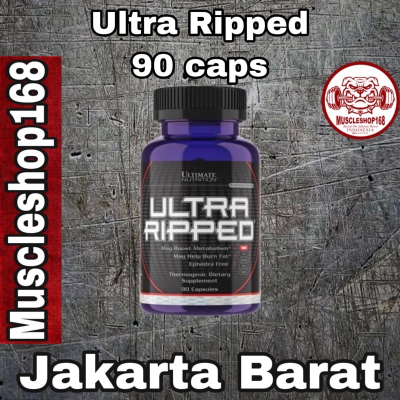 Ultimate Nutrition UN Ultra Ripped 90 Caps 180 Capsule Pembakar Lemak Fatburner