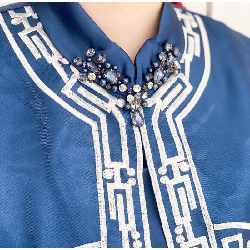 PARTY DRESS CHEONGSAM QIBAO EMBROIDERY