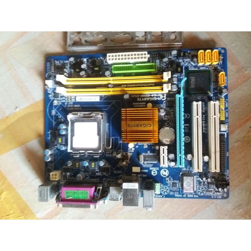 Jual Motherboard g31 Soket 775 Memory Ddr2 Merek Gigabyte Shopee