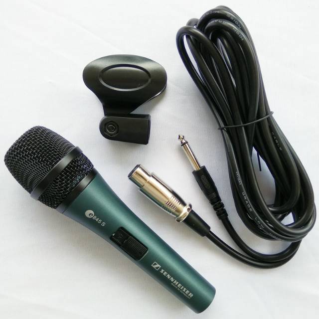 MICROPHONE SENNHEISER e 845S MIC SENNHEISER 845 MIC KABEL MIC MURAH MIC BAGUS MIC ORIGINAL