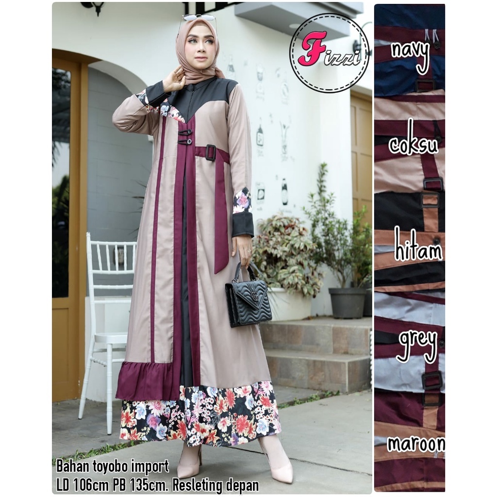 Gamis toyobo import by Fizzi Fashion Original