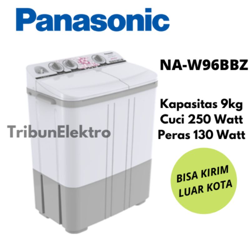 Mesin Cuci Panasonic 2 Tabung 9kg Low, Watt