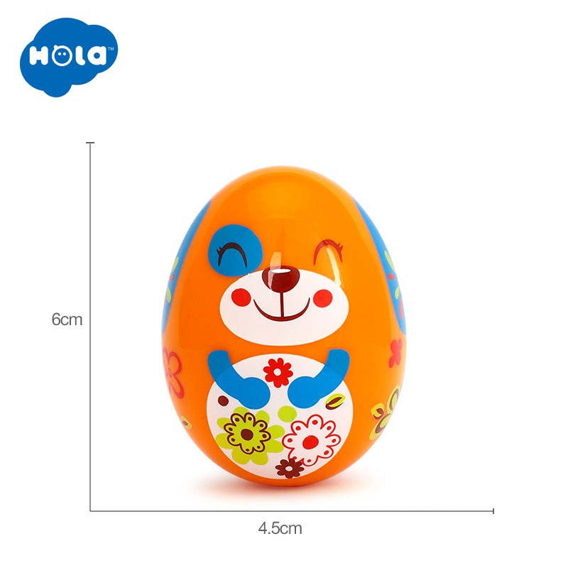 Mainan Bayi Egg Shaker Hola Musical Instrument Mainan  Anak Belofty Toys