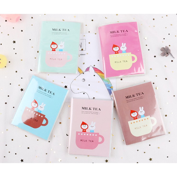 Buku Catatan Buku Kecil Memo Notes Mini Gambar Lucu Karakter MILK TEA Ready Stock IMPOR Berkualitas