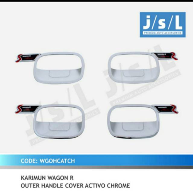 Outer mangkok mobil Wagon R activo chrome jsl