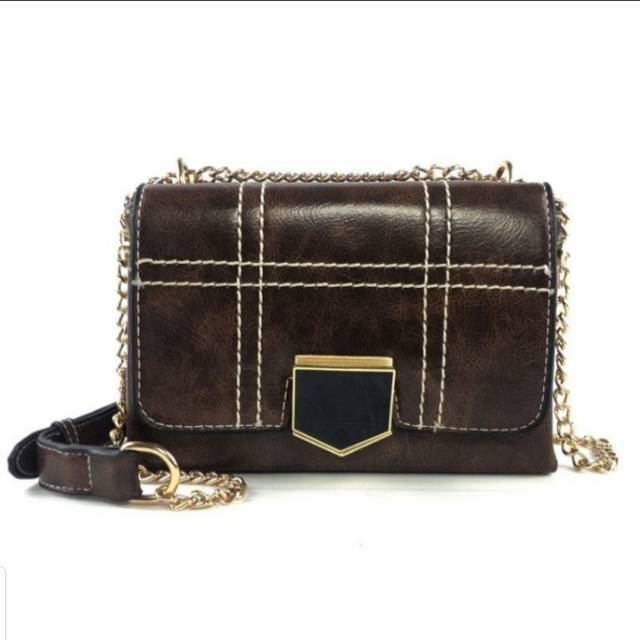 B10531-COFFEE TAS SELEMPANG FASHION WANITA TERBARU