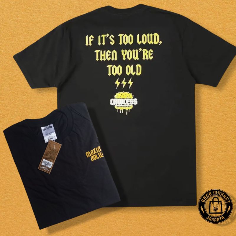 Lawless Burgerbar - Too Loud Original BNWT not seringai maternal