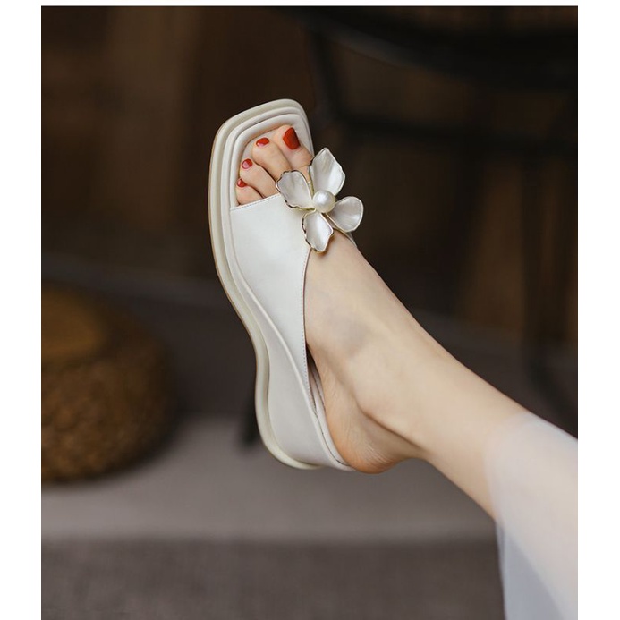 SNA001 - Sandal Wedges Butterfly Fashion Wanita