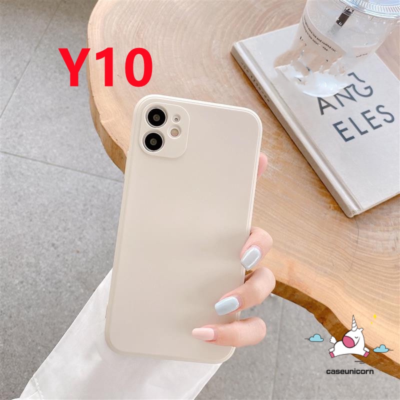 Casing Xiaomi Redmi 10 9A 9 Mi 11 Lite 11Lite 10T 10 Redmi Note 10 10s Simple Solid Pure Color Soft TPU Straight Edge Back Case