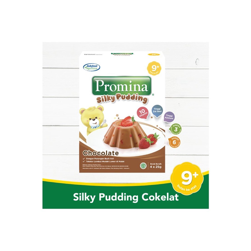 Promina Silky Puding Pudding 100 gr / Bumbu Bunda Silky Pudding / Snack Bayi / Cemilan Camilan Bayi Anak