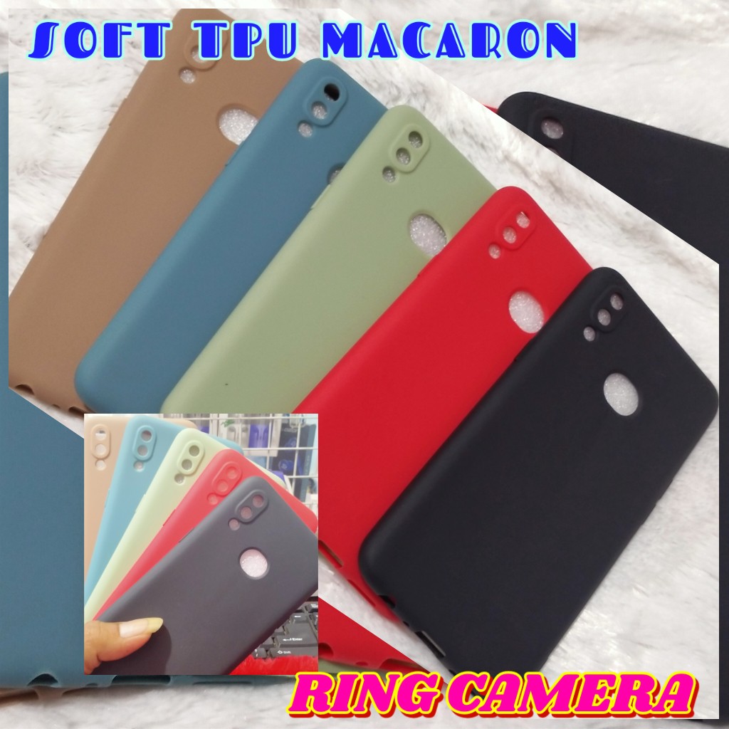 REALME 5/i SOFTCASE MACARON WARNA TONE RING KAMERA