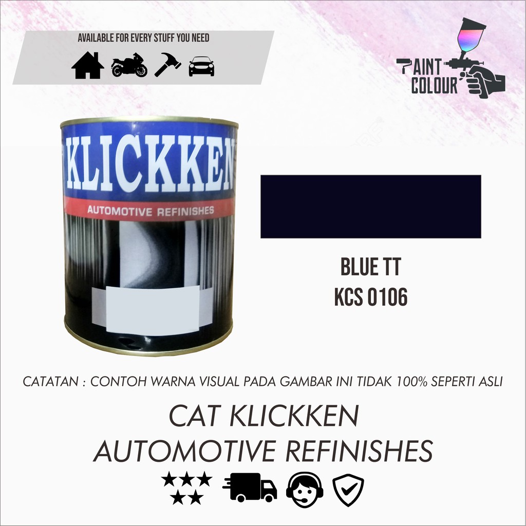 Cat Klickken Automotive Refinishes - Permanent Blue TT KCS 0106