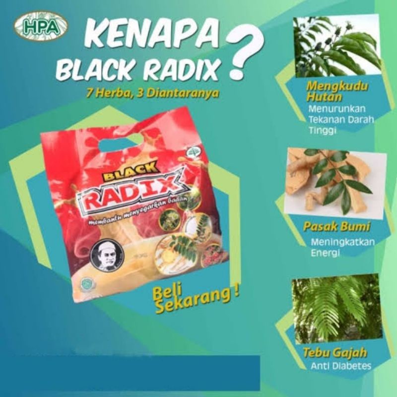 Kopi Black Radix Pak Haji