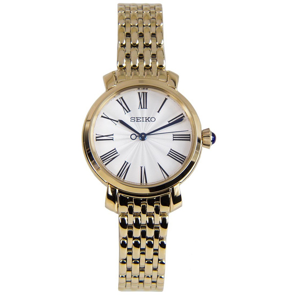 Seiko Ladies SRZ498P1 Quartz Gold Plated - Jam Tangan Wanita SRZ498