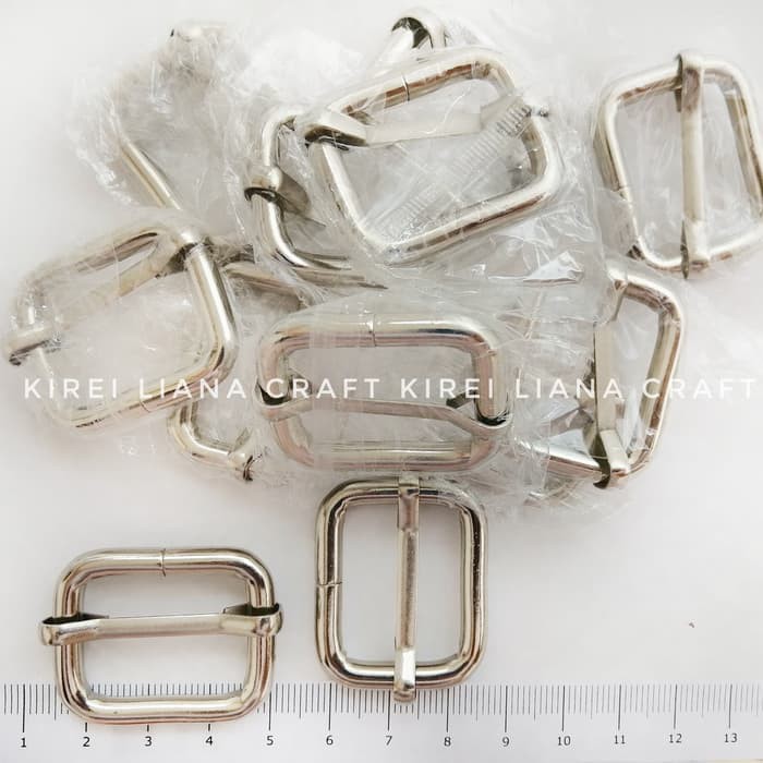 Ring Jalan Sre tas Dompet 2,5cm NIKEL