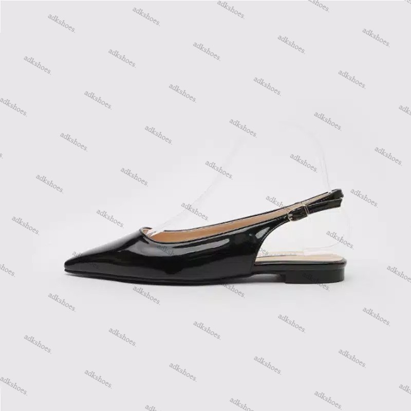 [CO 1K] Flat Shoes Tali Glossy Gesper