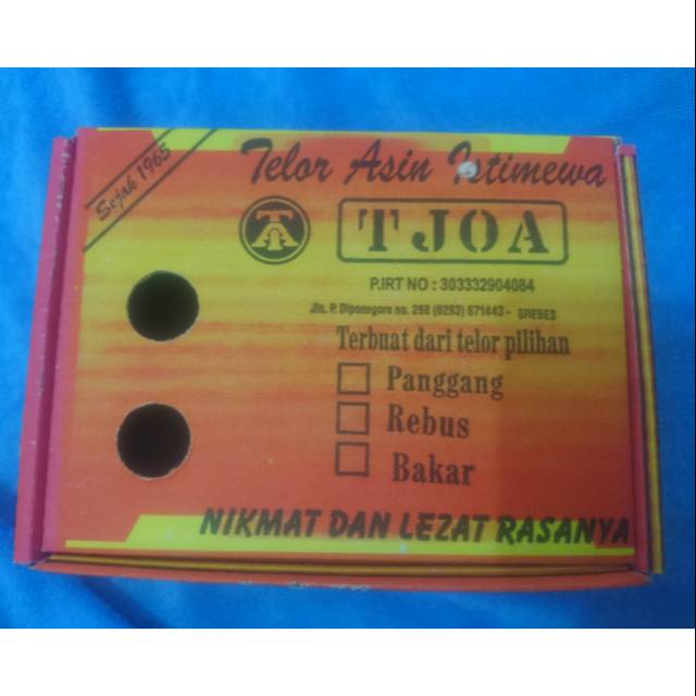 

Telur asin brebes