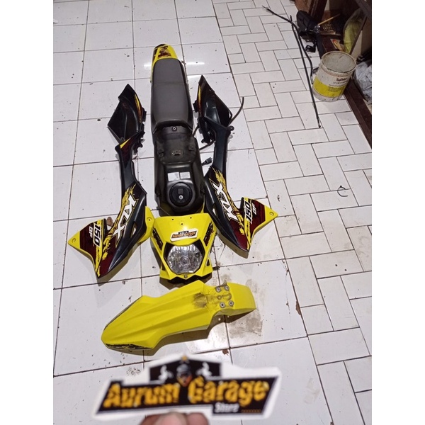 cover body set tangki jok Kawasaki KLX Dtracker 150 G BF SE xtreme ori original