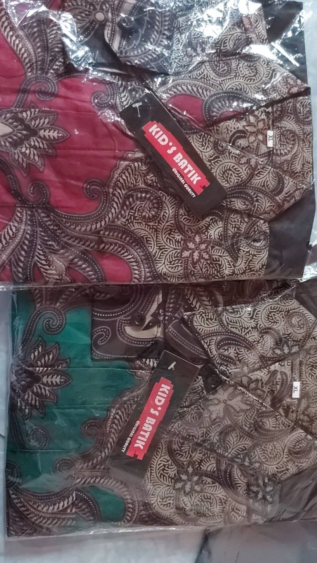 Kemeja Batik Anak Lengan Panjang Usia 1-10th Termurah Dan Berkualitas Tinggi (realpict) Dengan Poto