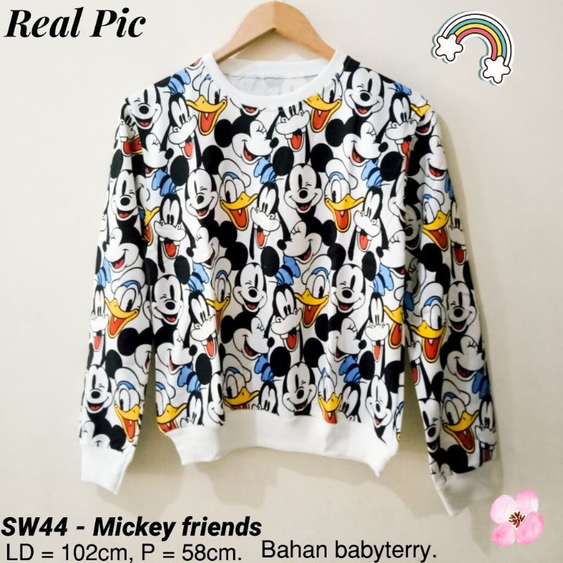 SWEATER CUTE,  BAJU LENGAN PANJANG CEWEK LUCU KARAKTER