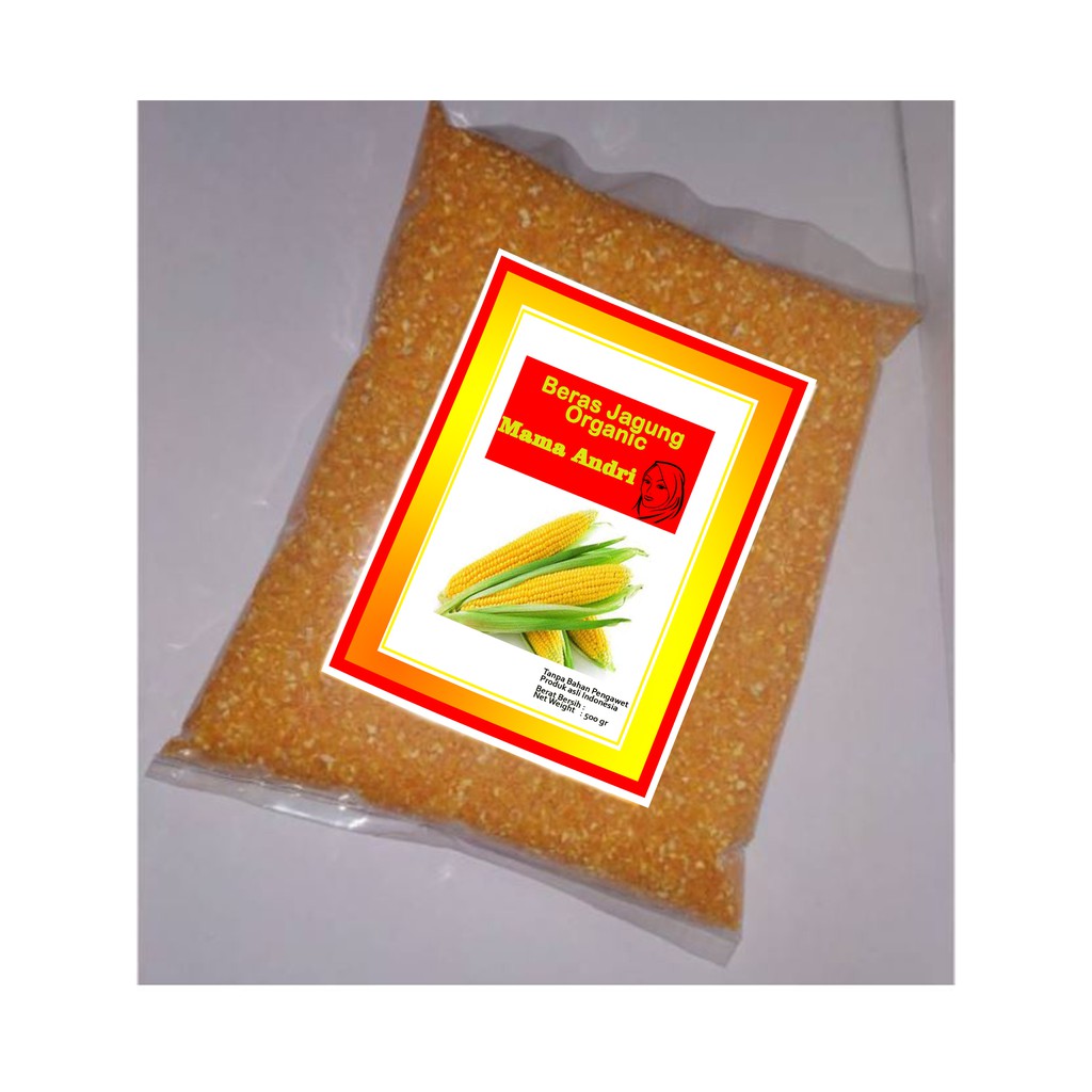 

Beras Jagung Premium Organik 500 g Cap Mama Andri Ready Surabaya