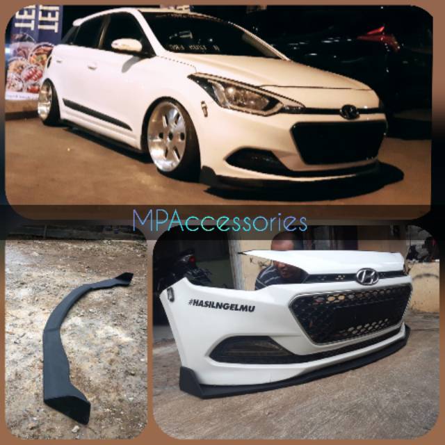 Lips Winglet Spliter Bumper Bemper Hyundai i20 universal
