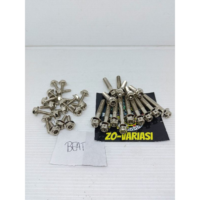 Baut body + blok cvt probolt Honda Beat & Scoopy