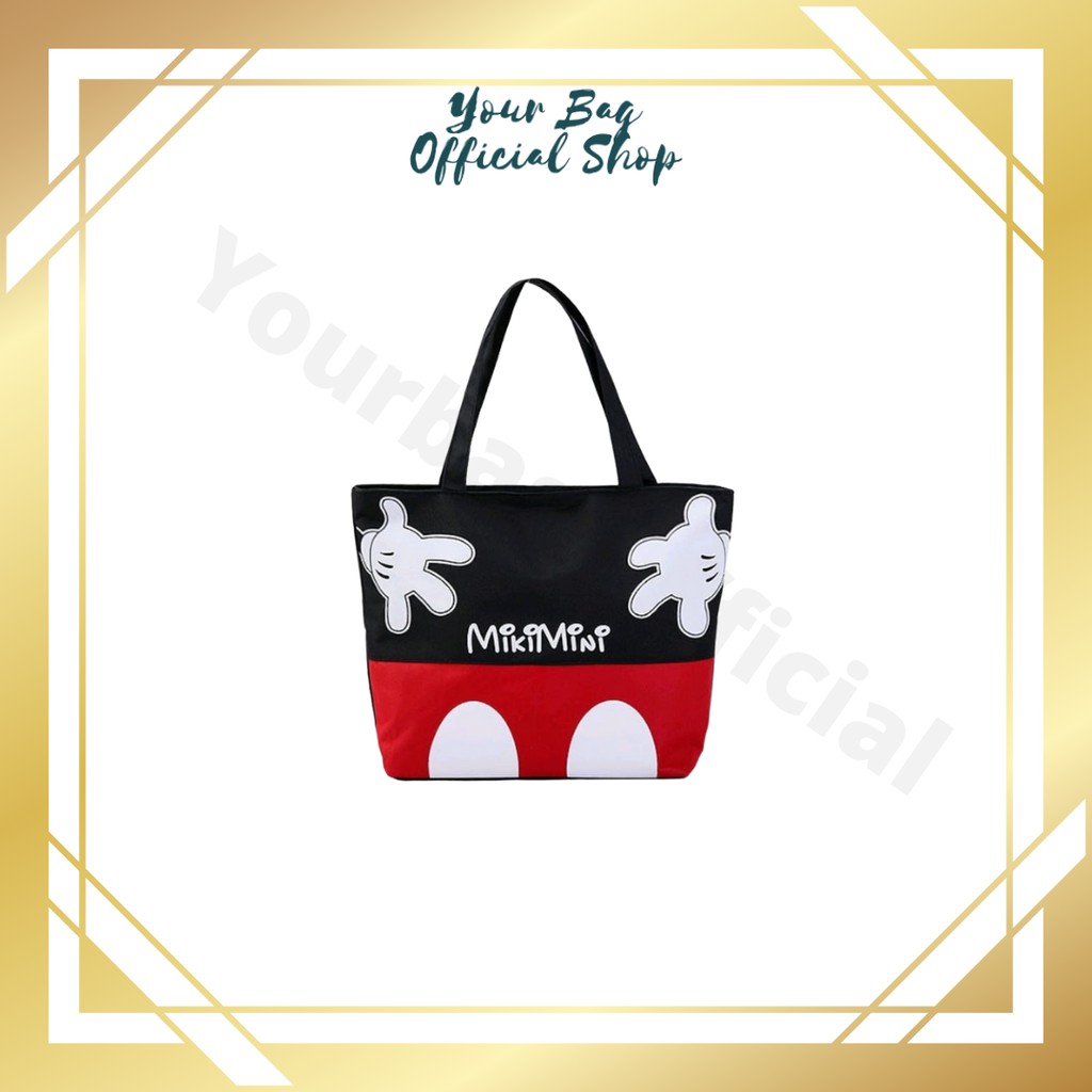 [DIKIRIM DARI JAKARTA]TOTEBAG KANVAS IMPORT JAKARTA SNOOPY SERIES (COD JAKARTA)