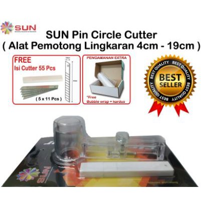 Pin Circle Cutter / Pemotong Kertas Bulat