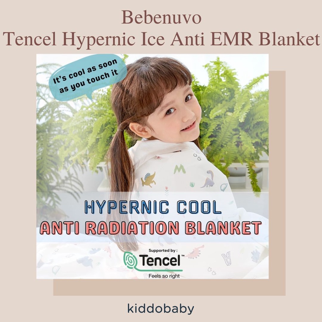 Bebenuvo Tencel Hypernic Ice Anti EMR Blanket | Selimut Bayi Anti Radiasi