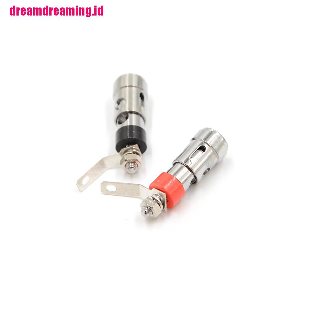 2pcs Terminal Binding Post Speaker Audio AMP Bahan Lapis