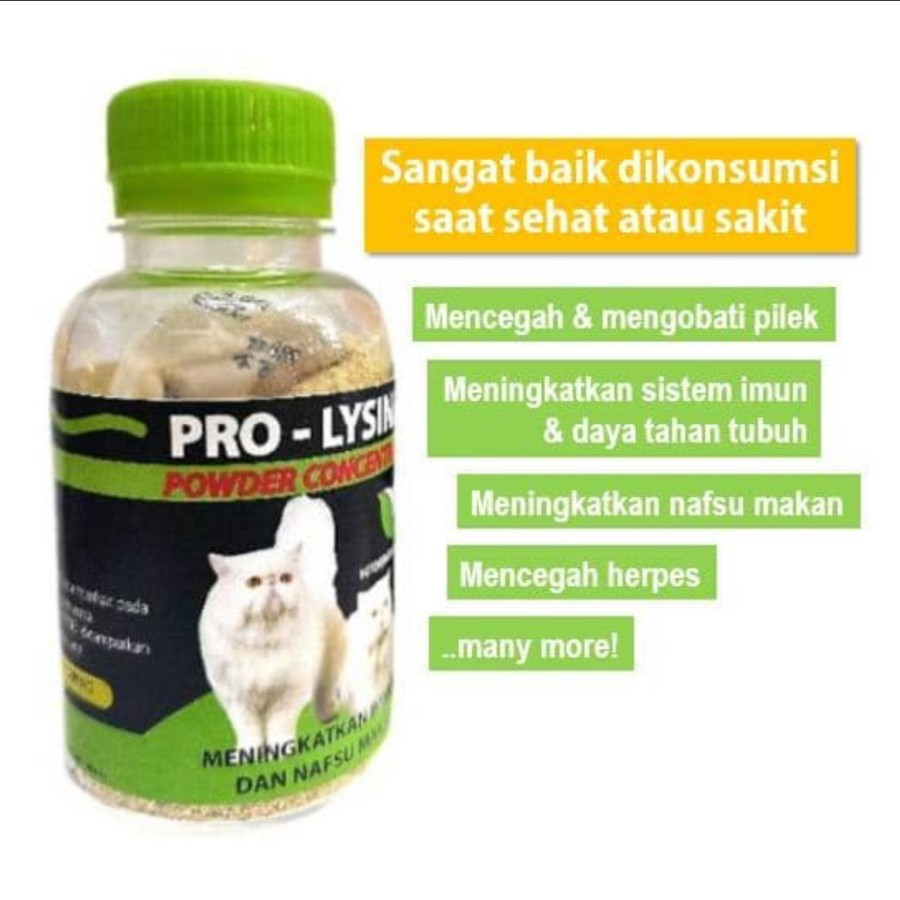 Prolysine PRO - LYSINE Cat Meningkatkan Imun Immune Nafsu Makan Kucing