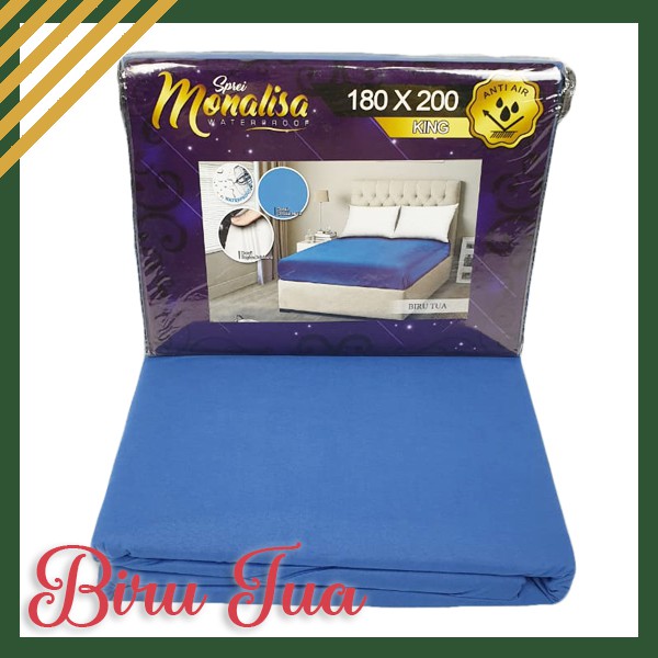 MONALISA Sprei WaterProof Anti Air PREMIUM Ukuran180x200 Anti Ompol - IJN PLAZA