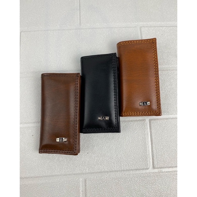DOMPET KUNCI STNK LIPAT 3 BAHAN KILAP DOMPET STNK MOBIL KULIT SINTETIS DOMPET KUNCI MOTOR LIPAT LOGO GANTUNGAN KUNCI STNK