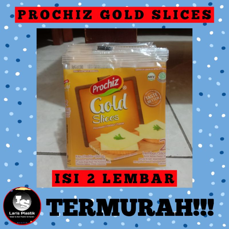 

LS PROCHIZ GOLD SLICES ISI 2 LEMBAR KEJU CHEEDAR OLAHAN BERAT 26 GRAM TERMURAH