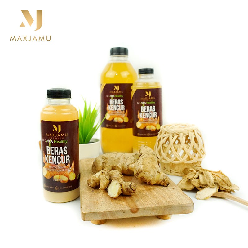 

MAXJAMU Jamu Tradisional 1000ml Beras Kencur 100% Fresh & TANPA BAHAN PENGAWET