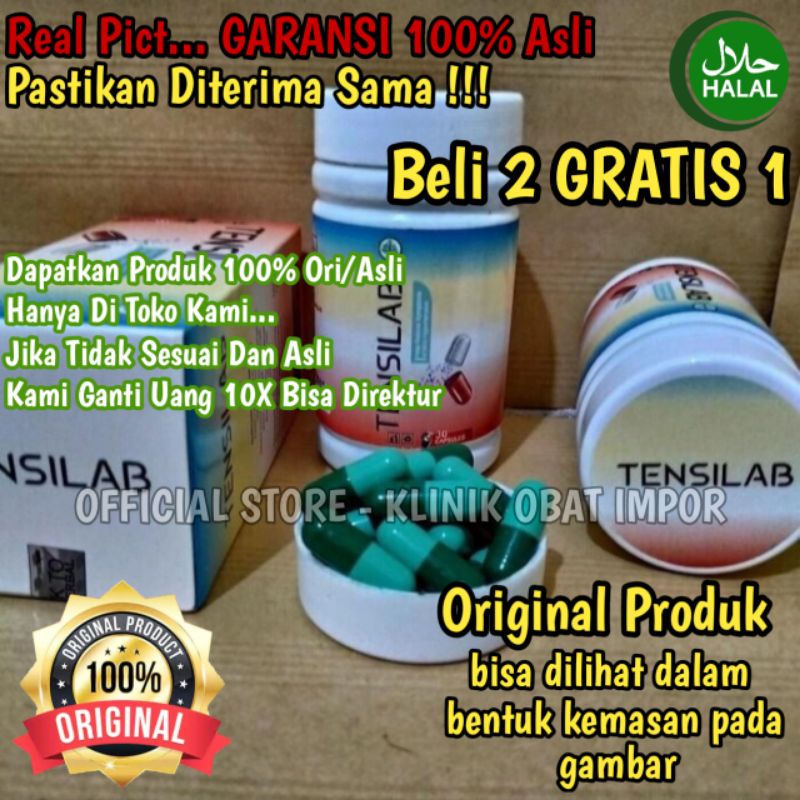 Tensilab Original 100% Asli Obat Hipertensi Darah Tinggi Sudah Terbukti Khasiatnya Jaminan Aman BPOM