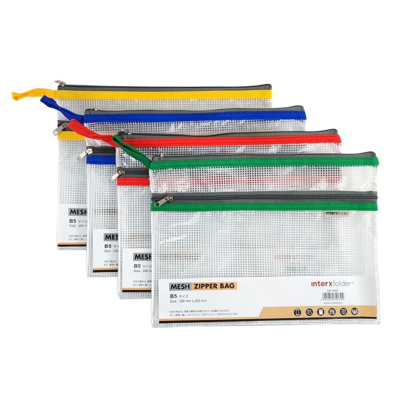 

Zipper mesh bag B5 Interx - 1 pcs