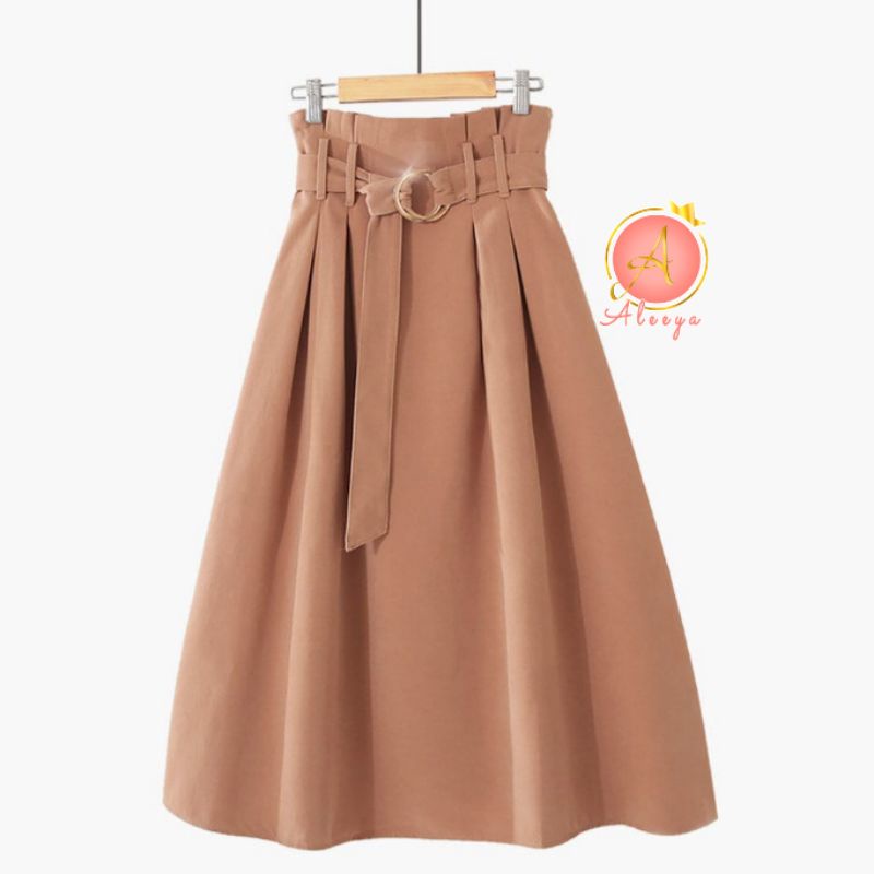 ALEEYA Rok Suede 7/8 / Athena Midi Skirt Suede (2505)