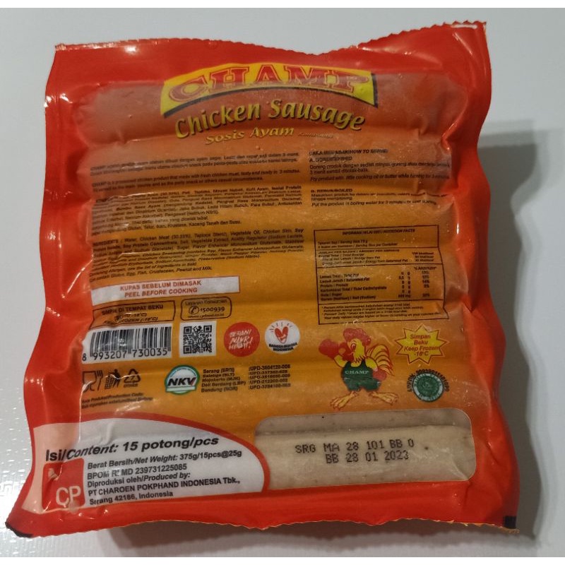 

Sosis ayam champ
