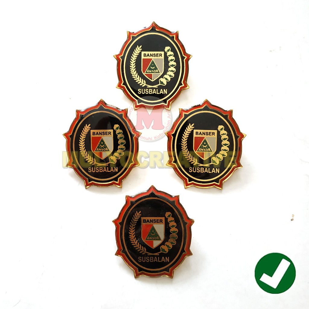 Pin Banser Pin Logo Banser Susbalan Warna Hitam Murah